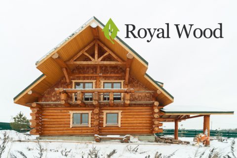 Деревянный дом канадской рубки площадью 160 м²